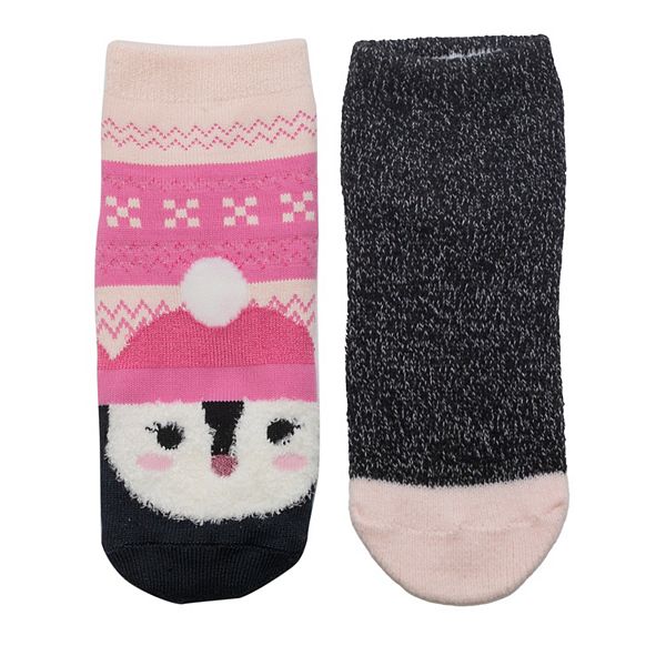 Детские тапочки-носки с подкладкой из плюша 2 шт Cuddl Duds, Penguin — фото 2