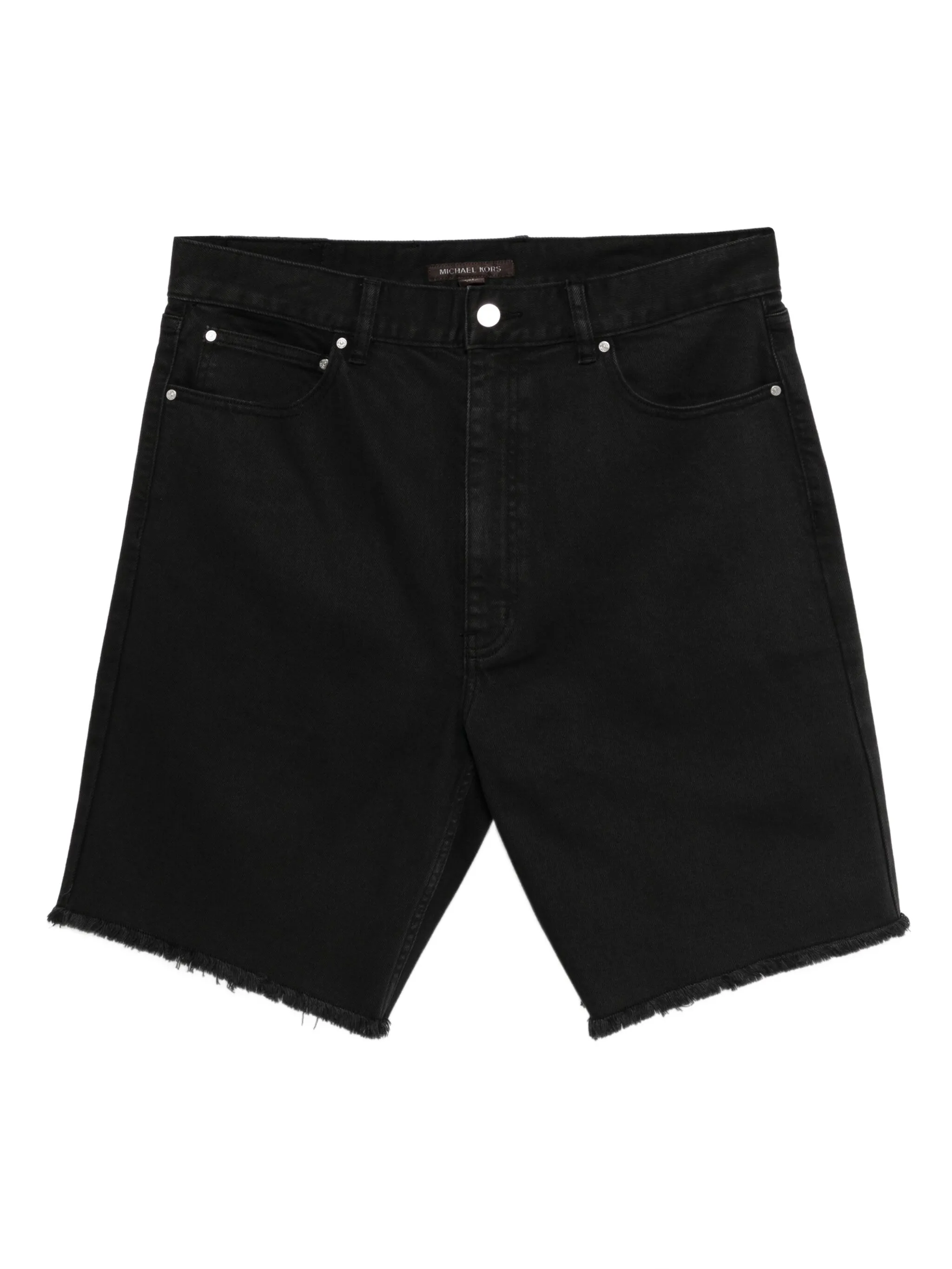 

Джинсовые шорты с бахромой Michael Kors, черный