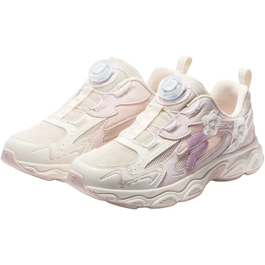FILA KIDS Беговые кроссовки Heritage FHT Low top светло-розовые детские — фото 3