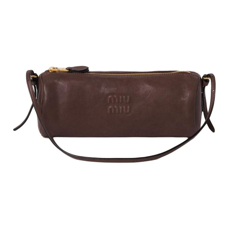 

MIU MIU Барашковая кожа женская сумка через плечо вересковый оттенок