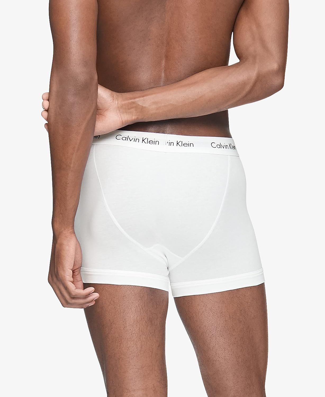 Мужские боксеры Calvin Klein из хлопка и эластичного материала, комплект из 5 пар, 5 White — фото 3
