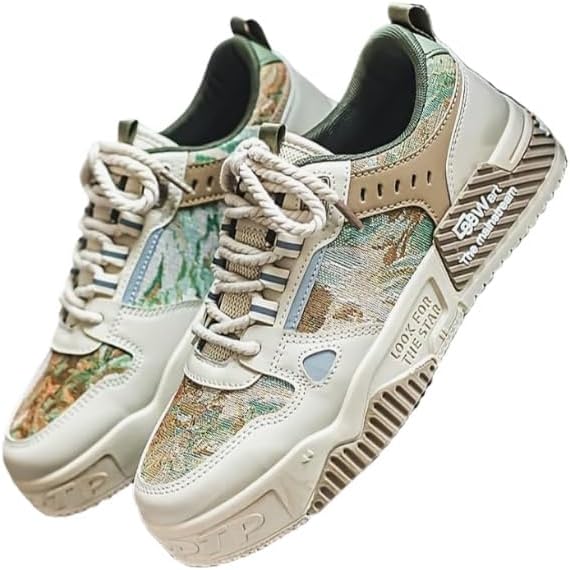 

Мужские кроссовки повседневные модные для ходьбы, с шнуровкой, спортивные, для тренажерного зала и тенниса, дышащие, легкие и удобные Txlkgqw, зеленый