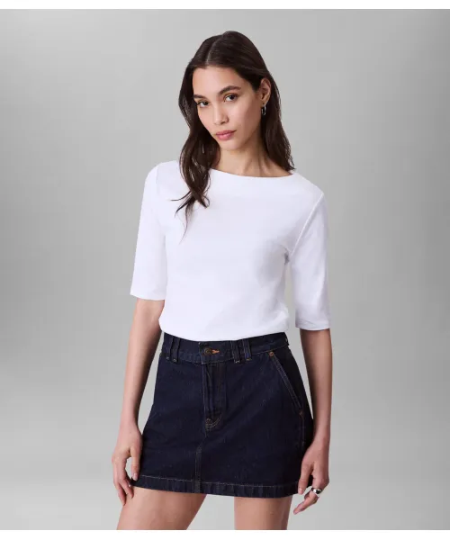 

Блуза Slim fit Calvin Klein, белый