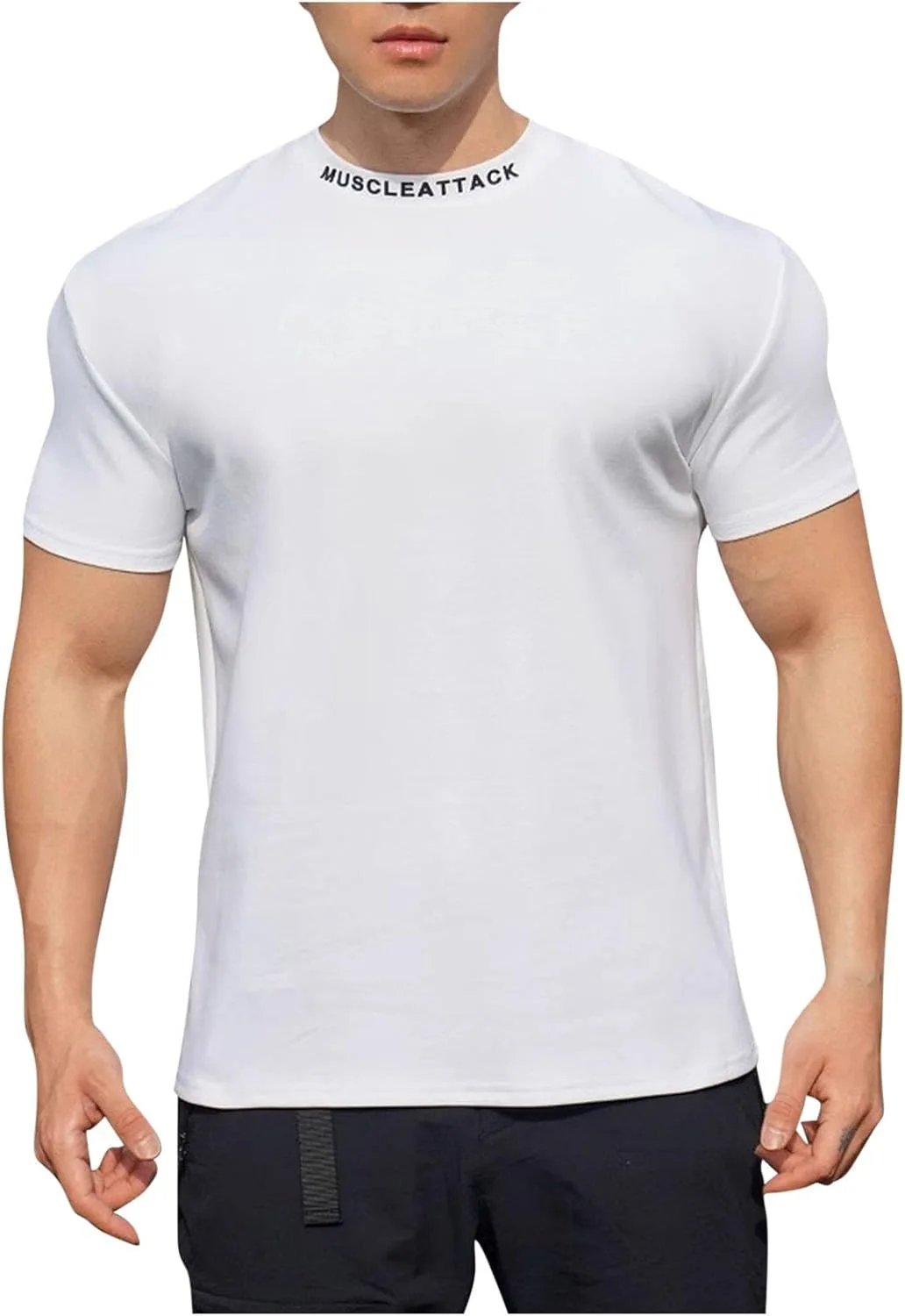 

Мужская футболка с коротким рукавом из полиэстера для тренировок Xiaojmake