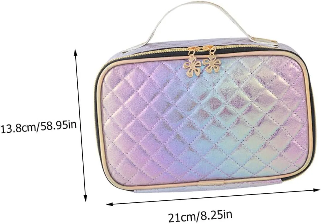Косметичка ORGANIZER MAKEUP KIT TOILETRY BAG HAKIDZEL, фиолетовый — фото 2