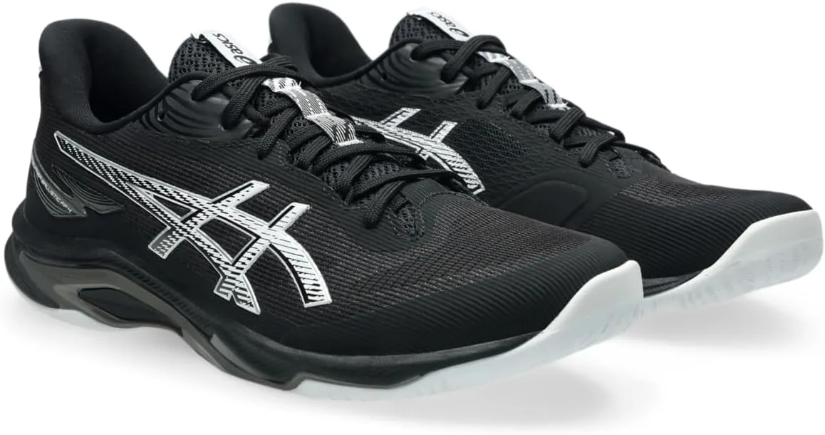 Мужские кроссовки ASICS Netburner Ballistic FF 4, черно-белый — фото 2