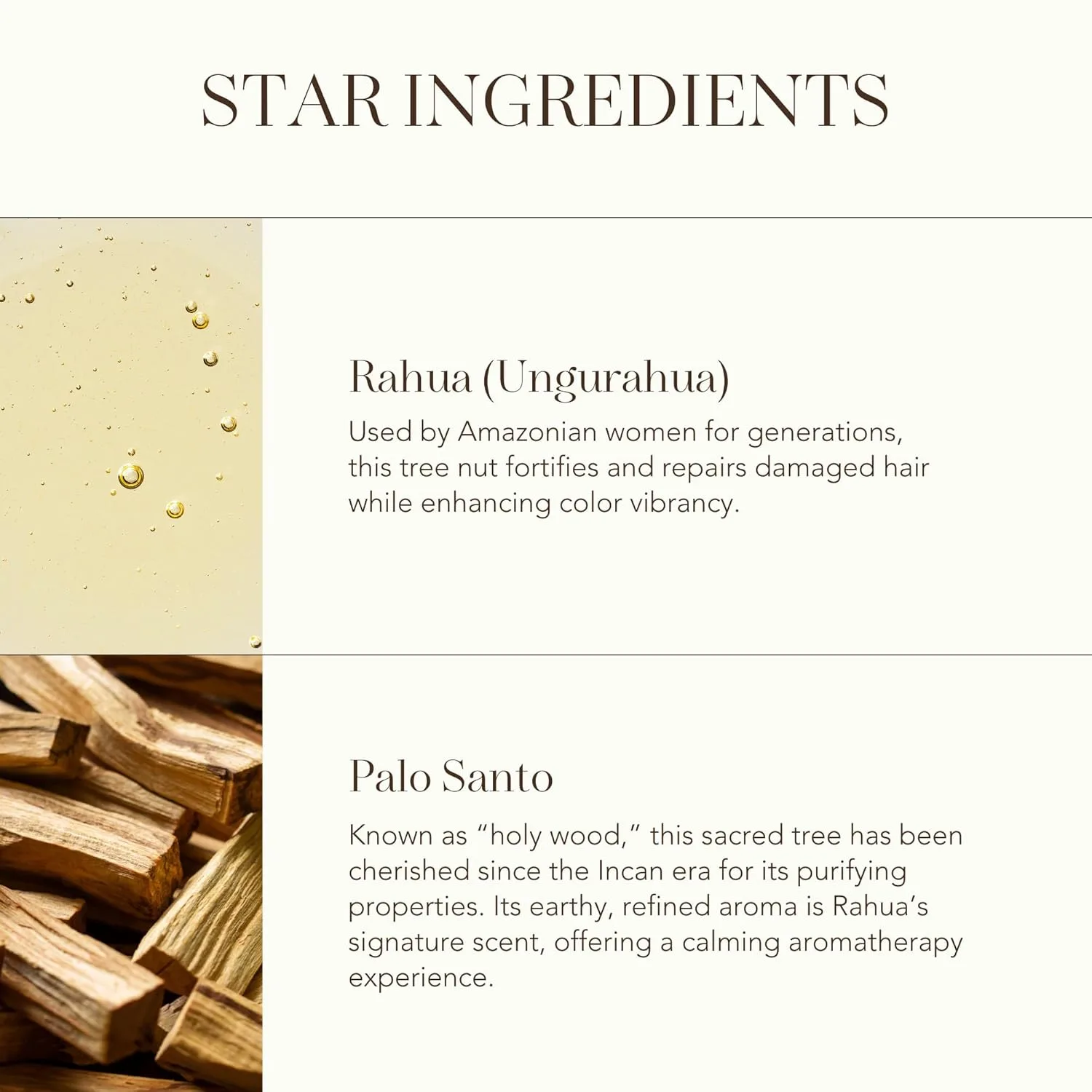 Rahua Elixir Hair Oil, Pure Rahua Oil с Palo Santo, веганское средство для питания и восстановления сухих поврежденных волос, восстанавливает баланс кожи головы, сыворотка для роста волос для всех типов, 30 мл — фото 4