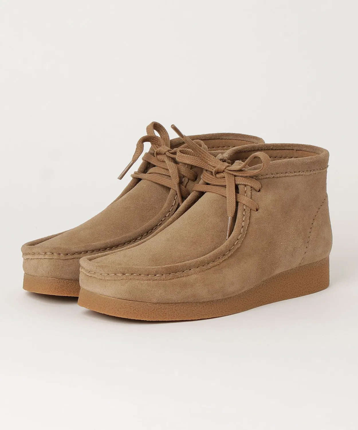Ботинки Clarks Wallabee EVO BT бежевые