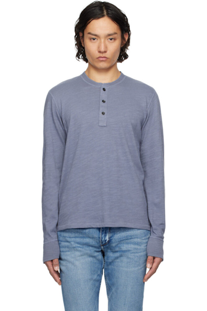 

Синяя классическая хенли Flame rag & bone