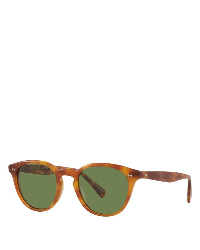 

Солнцезащитные очки Desmon Round, 50 мм Oliver Peoples, коричневый