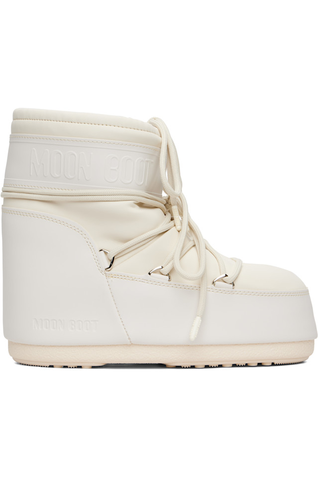 

Moon Boot Культовые низкие резиновые сапоги Off White