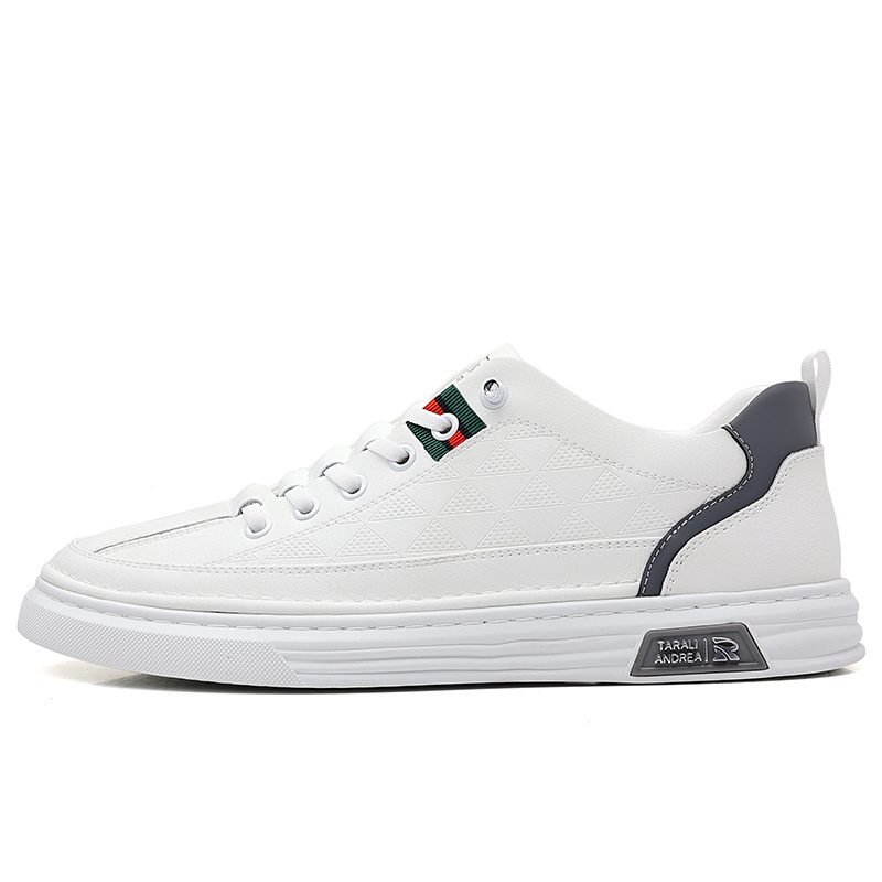 

POPULAR ROUSE PR Мужские низкие скейтерские кеды белые, цвет White
