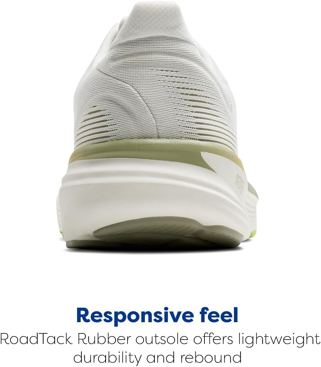 Мужские кроссовки Brooks Revel 8 для бега и ходьбы с нейтральной поддержкой, Coconut/Tea/Acid Lime — фото 3