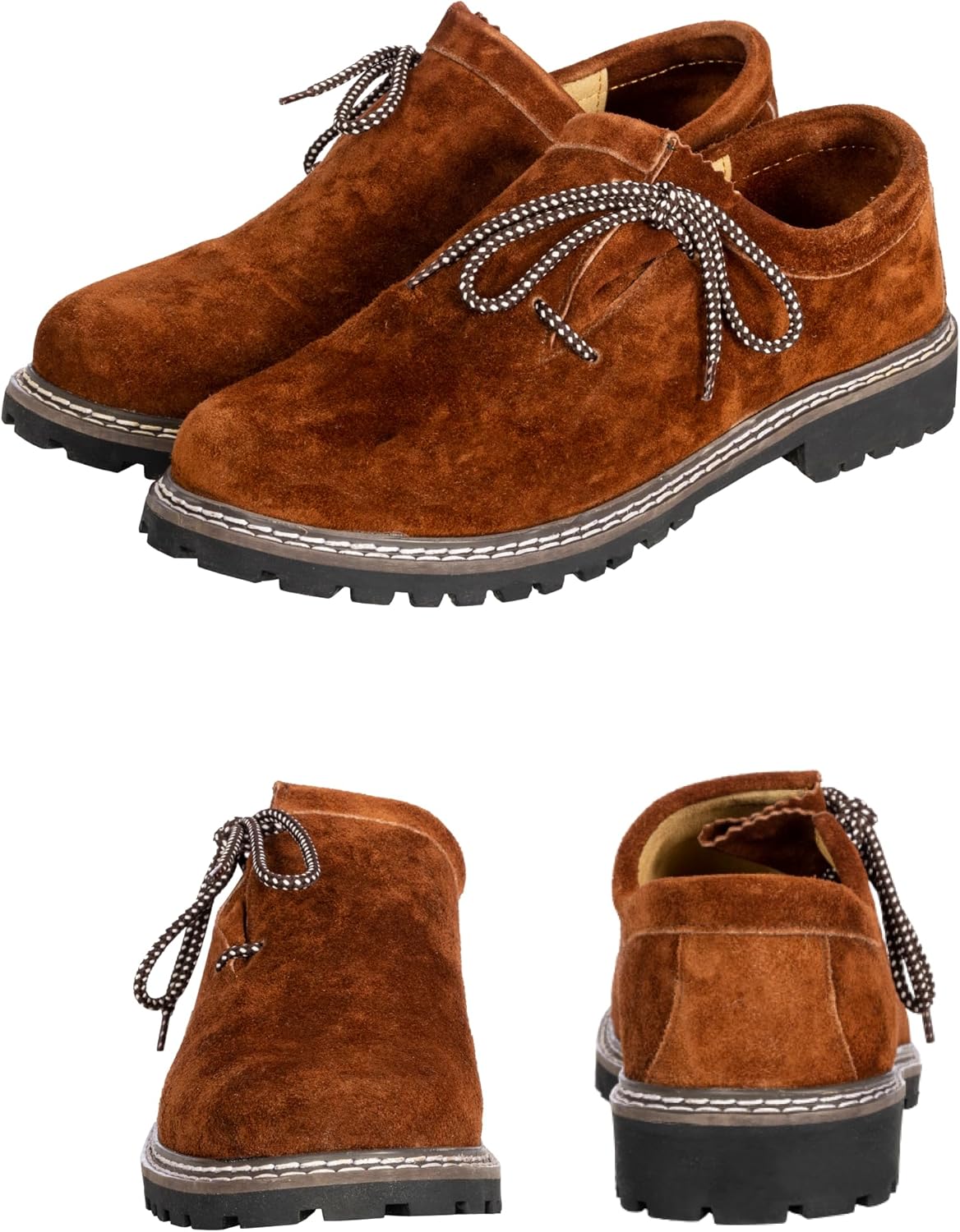 

Ботинки Bavaria Trachten Lederhosen Haferl, натуральная кожа, темно-коричневый цвет