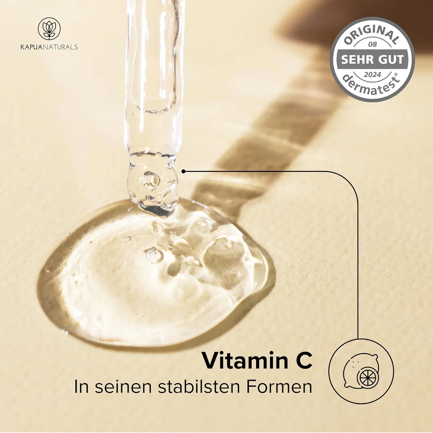 Сыворотка Kapua Naturals — Органическая для лица с витамином С от Satin Naturel , Vitamin C Serum — фото 2
