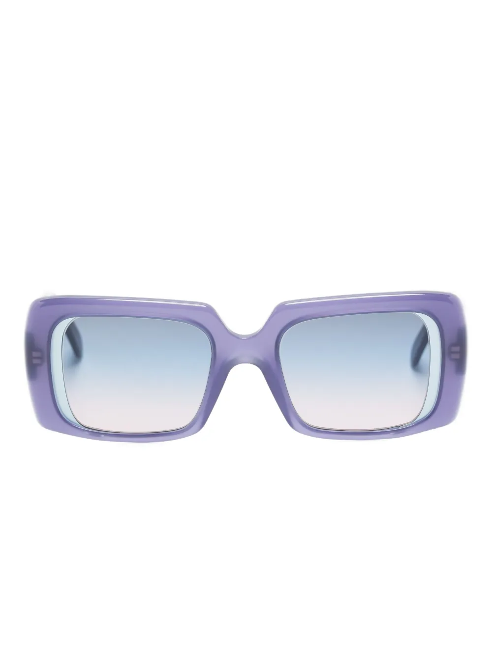 

Солнцезащитные очки в прямоугольной оправе Andy Wolf, фиолетовый