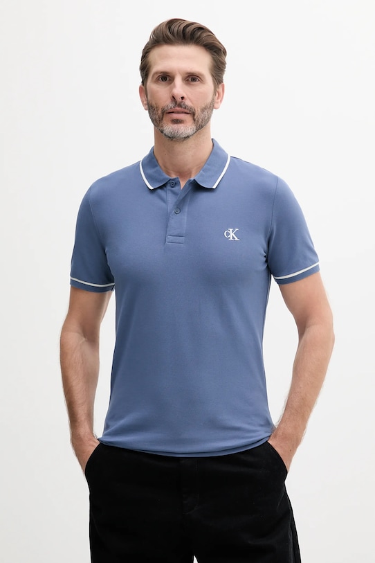 

Поло Calvin Klein Jeans, синий
