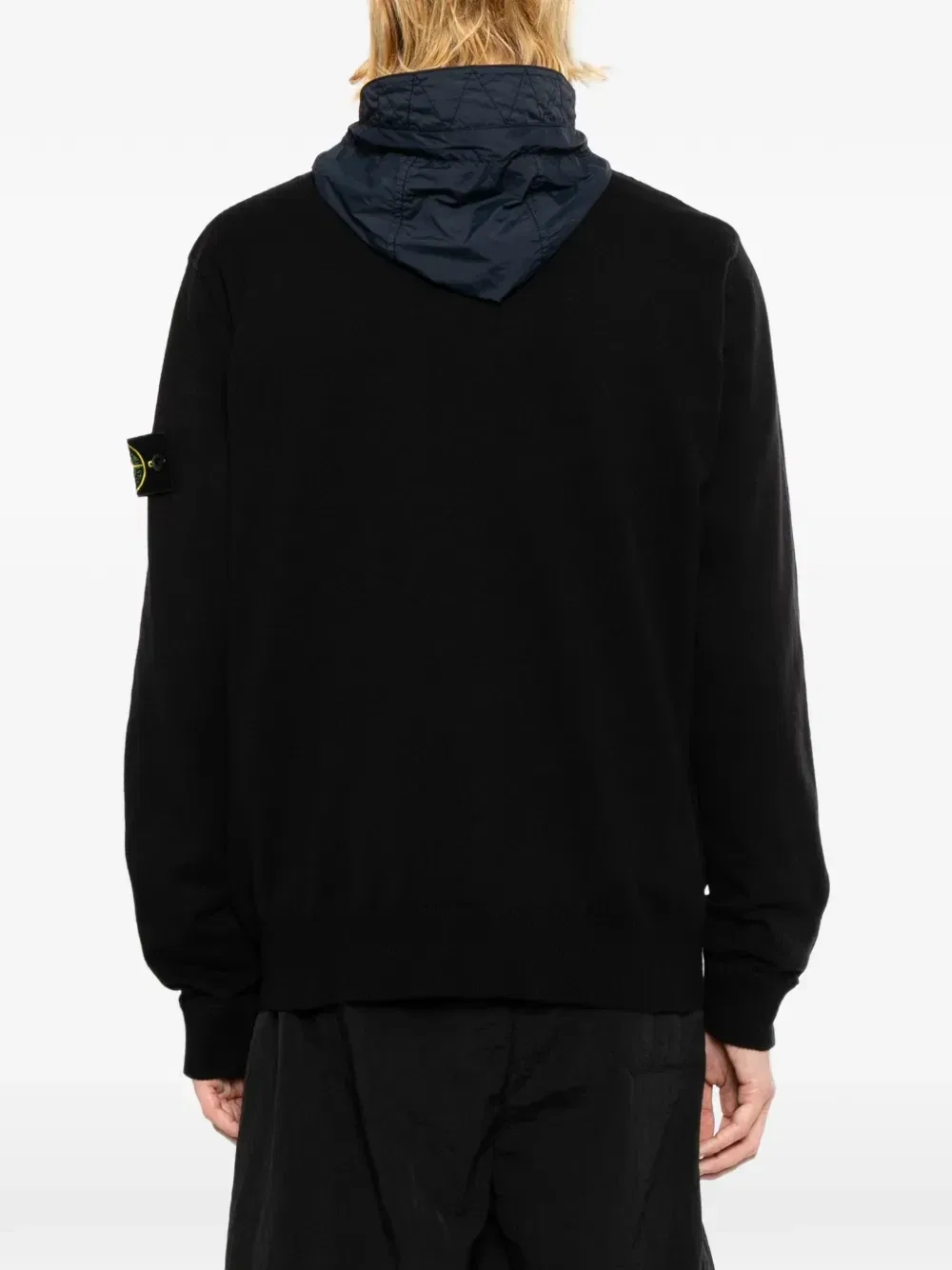 Двусторонняя куртка на молнии Stone Island, черный — фото 3
