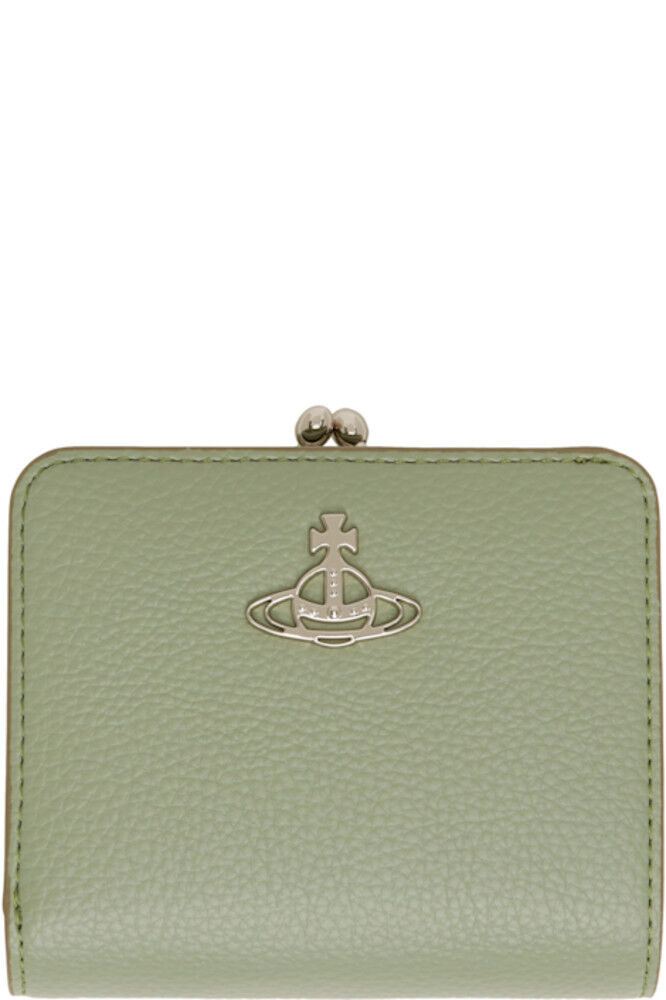 

Карманный кошелек с зеленой рамкой Vivienne Westwood