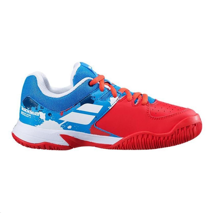 Babolat Антискользящие износостойкие детские тренировочные кроссовки Red Blue Kids' — фото 4