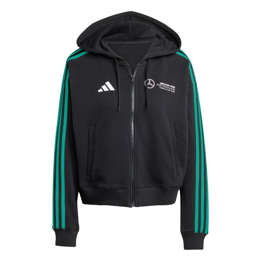 

Спортивная толстовка с капюшоном на молнии ADIDAS PERFORMANCE Mercedes - AMG Petronas Formula One Team, черный