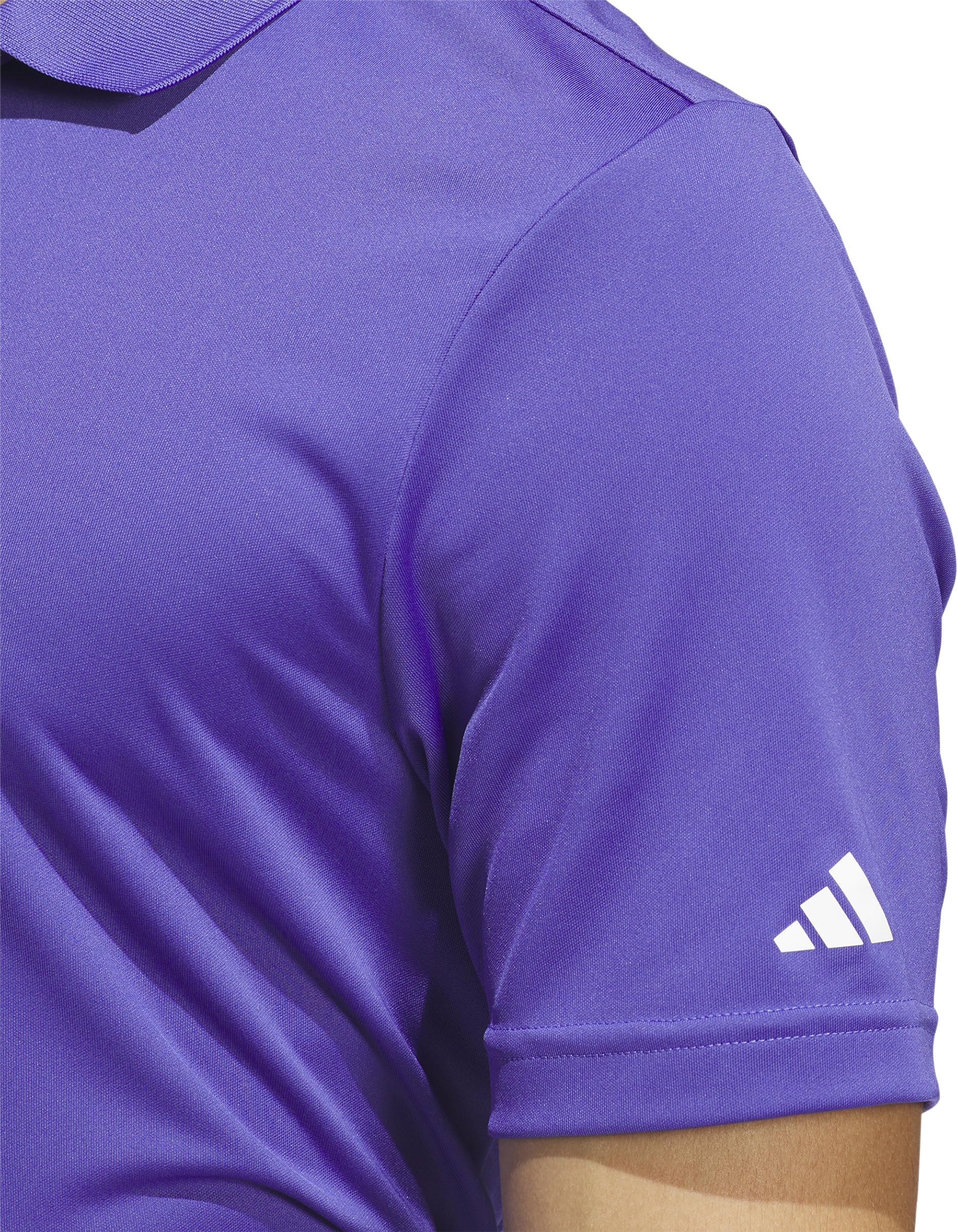 Футболка adidas Golf adi Performance Short Sleeve Golf Polo Shirt, фиолетовый — фото 4
