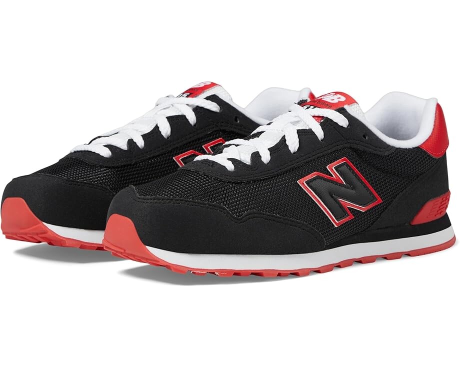 

Кроссовки New Balance Kids 515, цвет Black/True Red