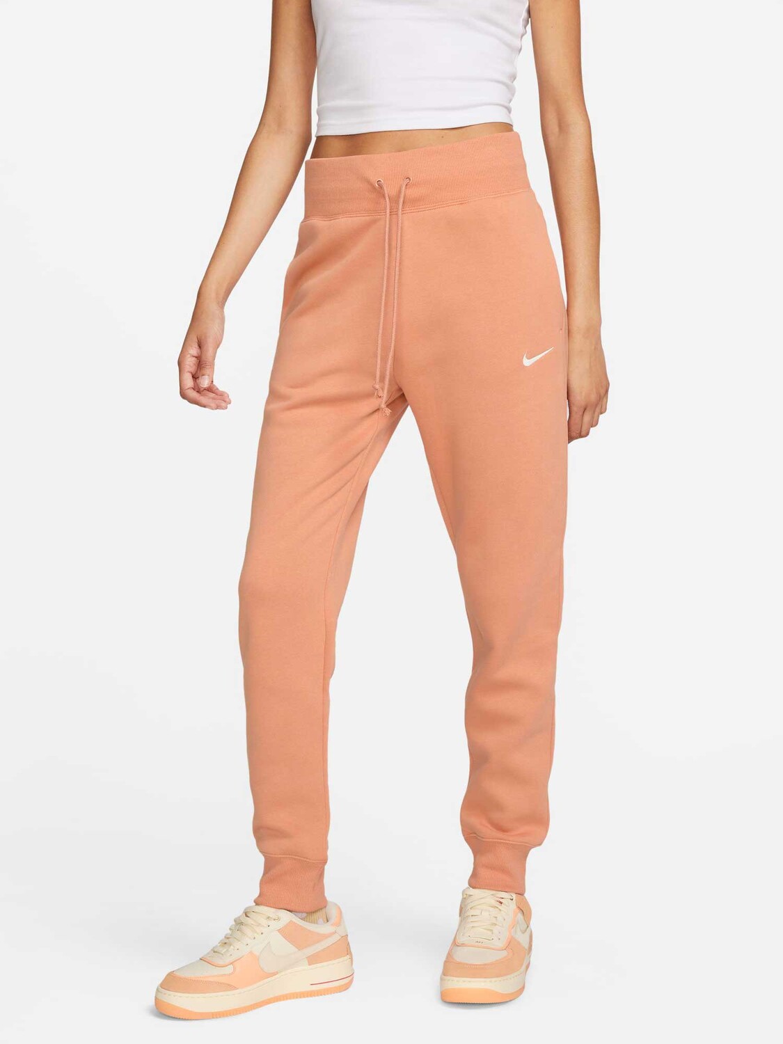 

Спортивные брюки Nike W NSW PHNX FLC HR PANT STD, коричневый