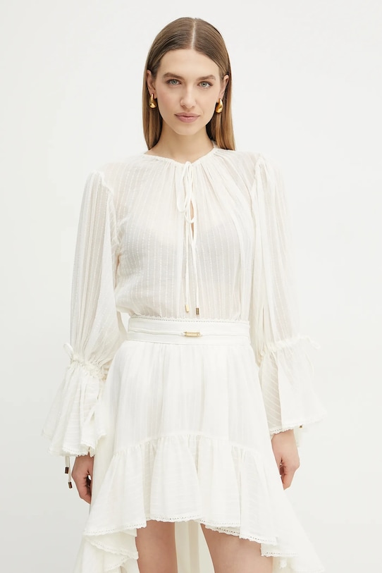 

Хлопковая блузка ELSA Marciano Guess, бежевый