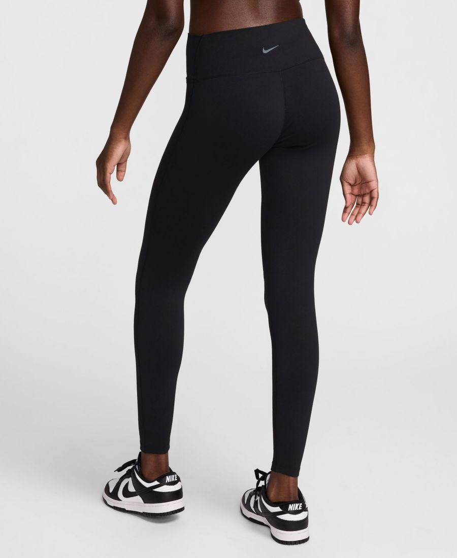 Женские бесшовные леггинсы с высокой талией спереди Nike, Black — фото 3