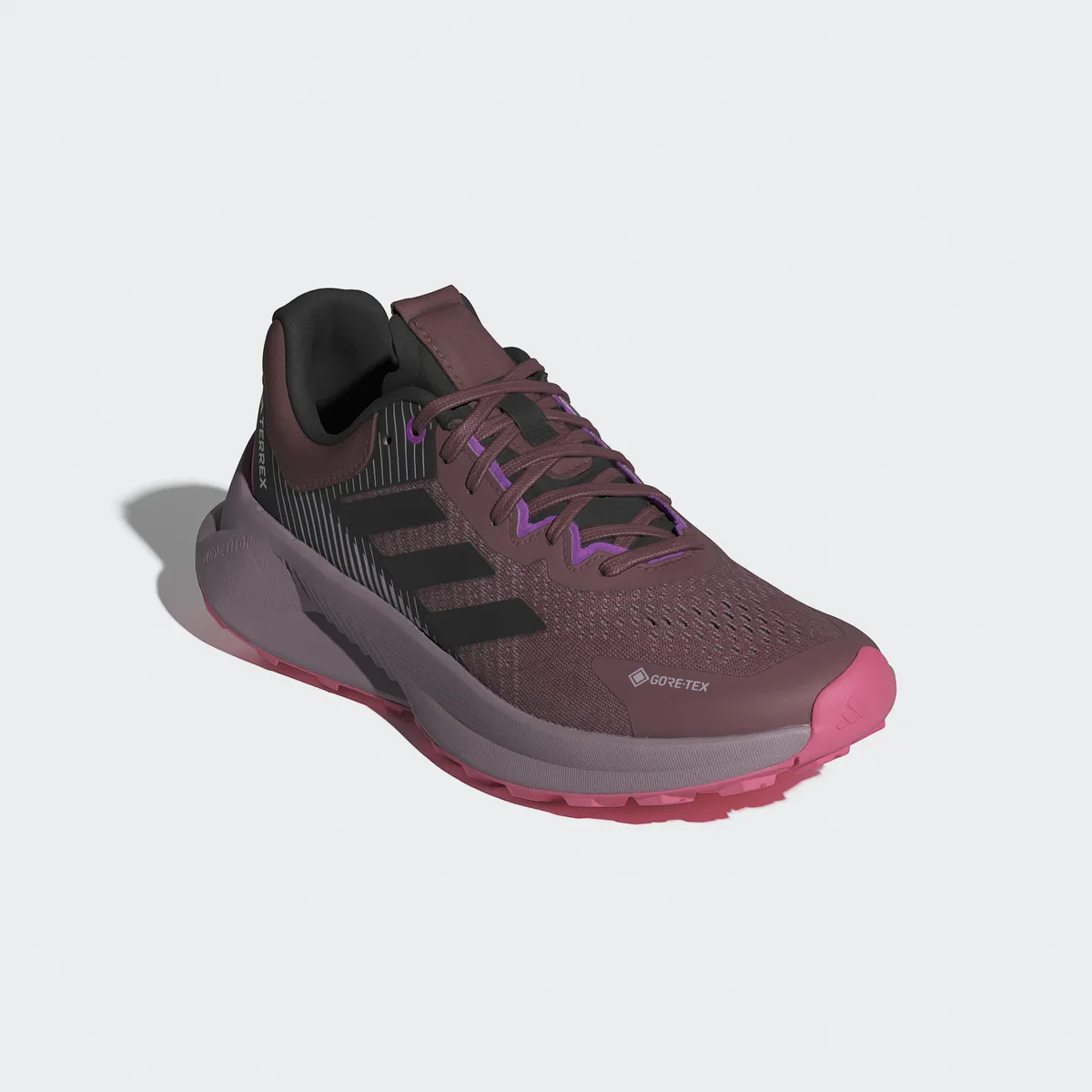 

Кроссовки adidas TERREX "TERREX SOULSTRIDE FLOW GORE-TEX TRAILRUNNING", водонепроницаемые, малиновый, Красный, Кроссовки adidas TERREX "TERREX SOULSTRIDE FLOW GORE-TEX TRAILRUNNING", водонепроницаемые, малиновый