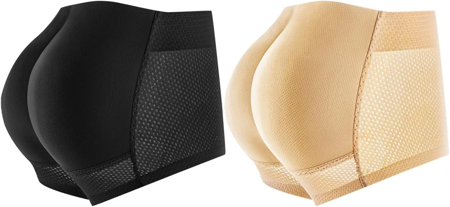 Боксеры с накладками для ягодиц, дышащие, мягкие, #A2-a/2pc