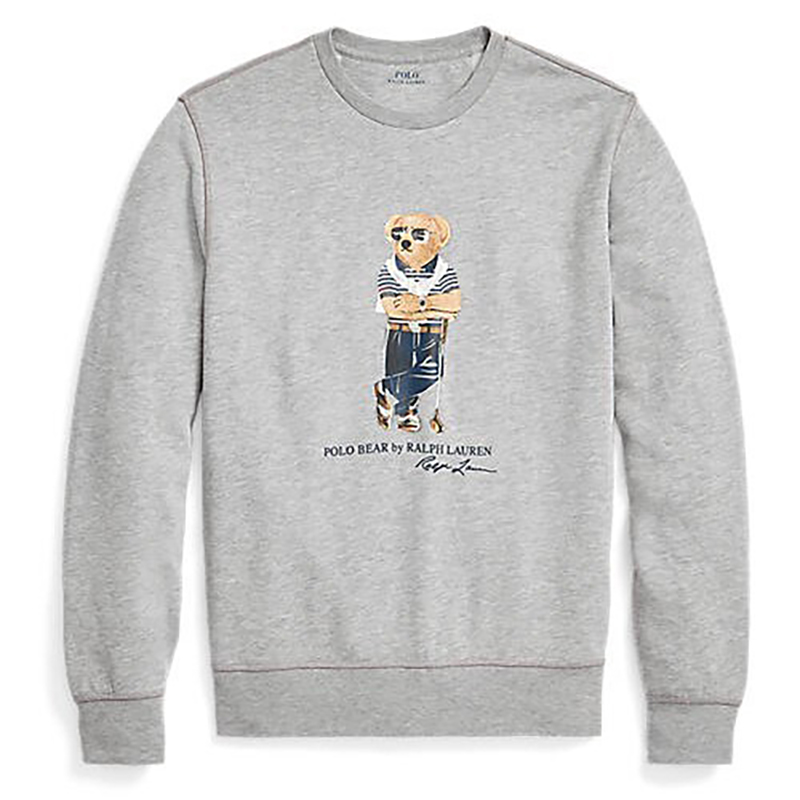 

Свитер мужской серый Polo Ralph Lauren