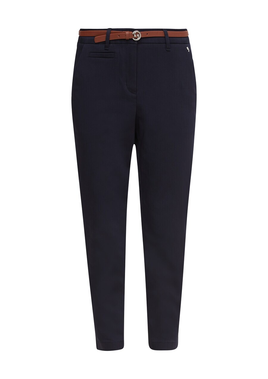 

Брюки COMMA Slim fit Chino Pants, темно-синий