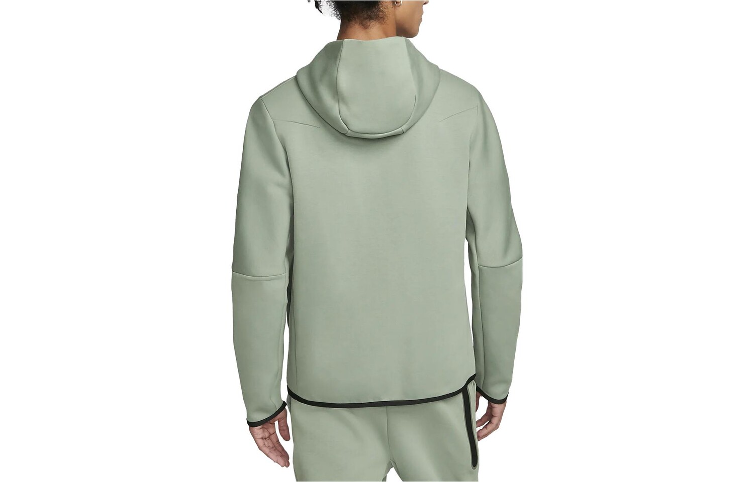 Толстовка с капюшоном Sportswear Tech Fleece Full Zip Nike, зеленый — фото 2