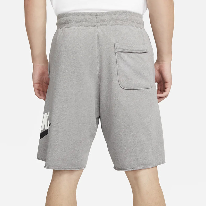 Шорты Men's Nike Lacing Breathable Logo Sports Shorts Gray DM6817-029 — фото 4