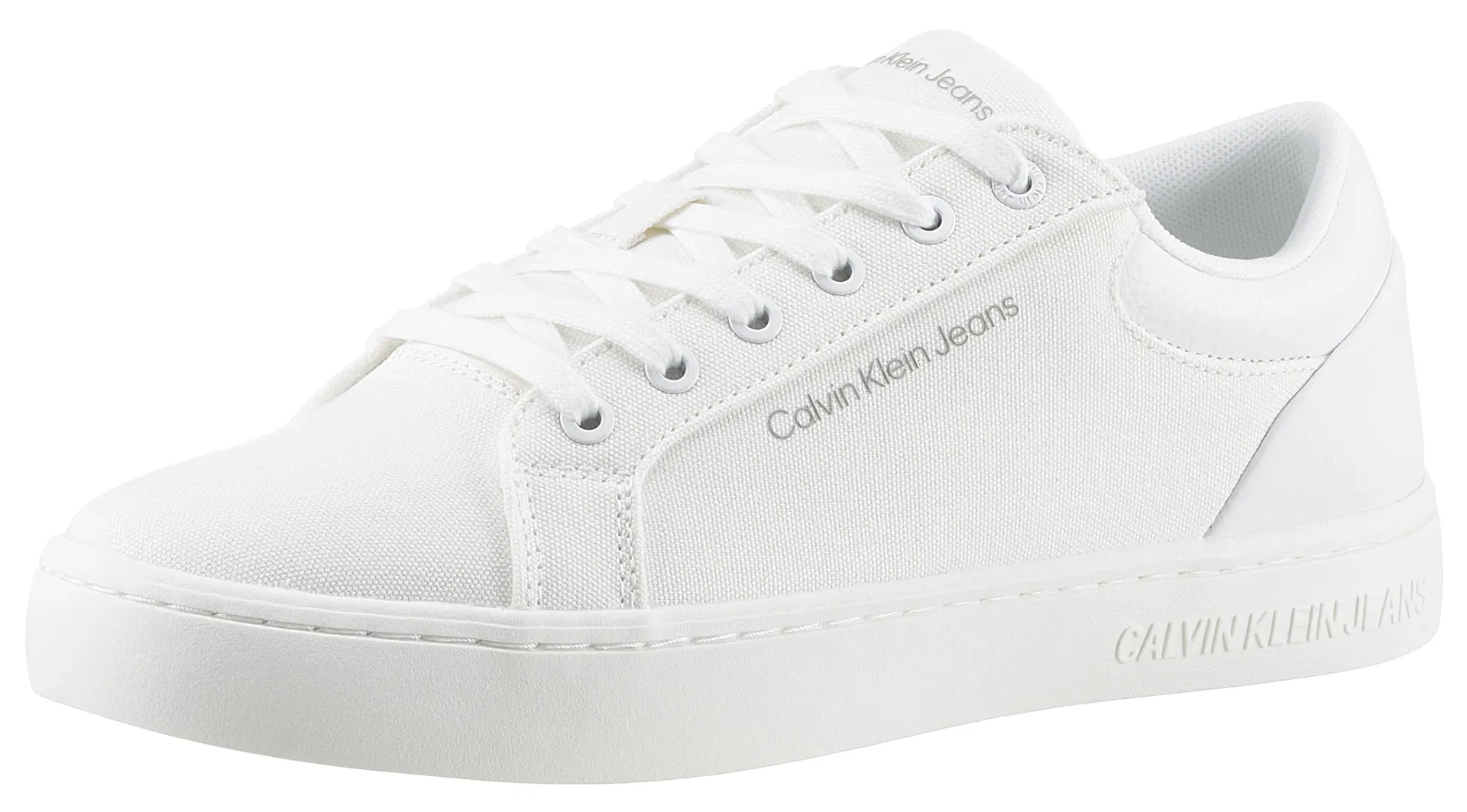 

Кроссовки Calvin Klein Jeans "CLASSIC CUPSOLE LOW LTH IN DC", кремовый, Бежевый, Кроссовки Calvin Klein Jeans "CLASSIC CUPSOLE LOW LTH IN DC", кремовый