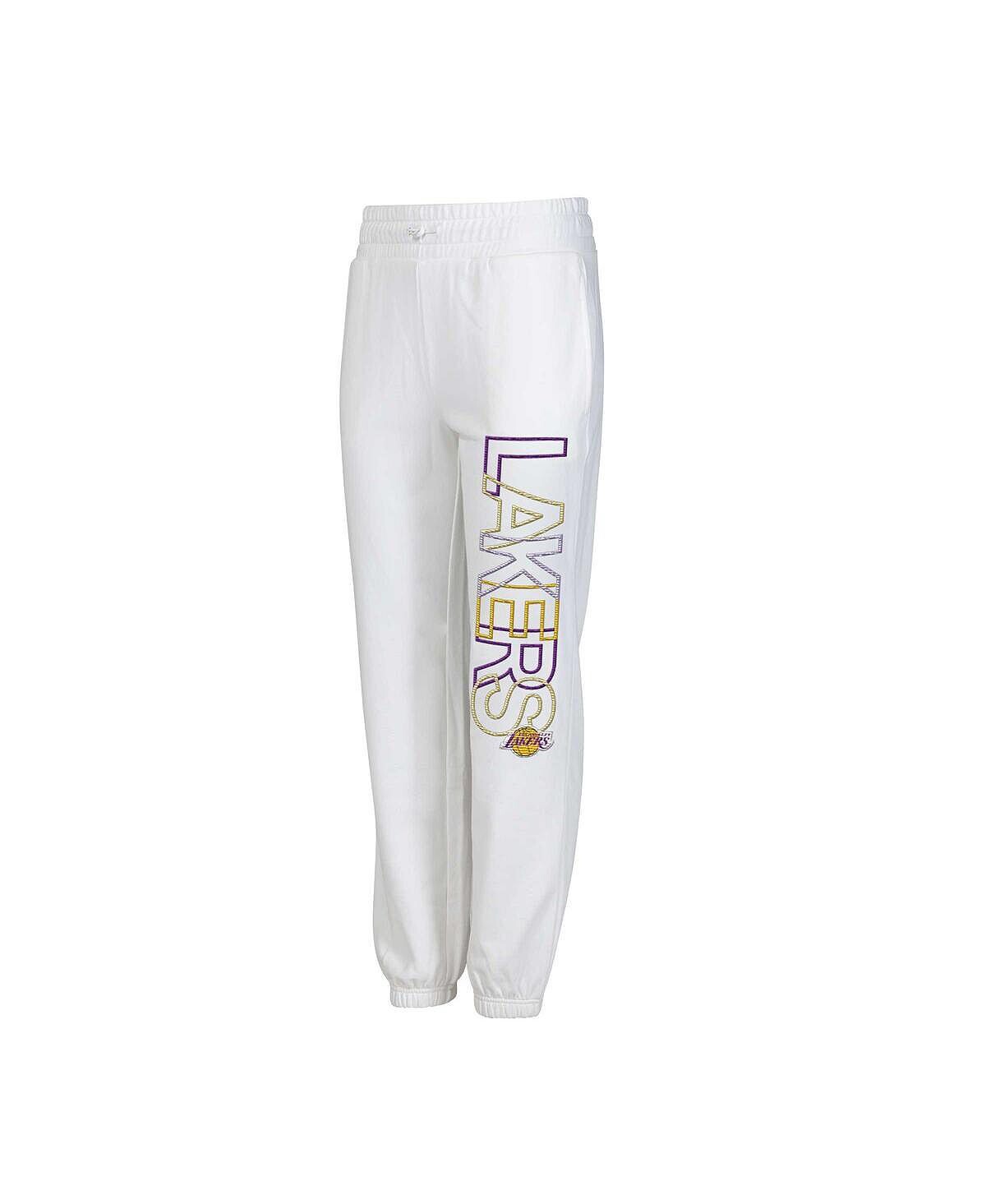 

Женские белые брюки Sunray Los Angeles Lakers Concepts Sport, белый