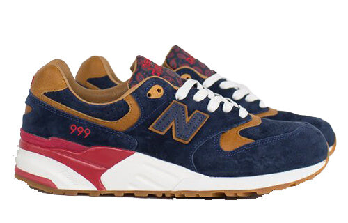 Кроссовки кроссовки политика x 999 New Balance, синий — фото 3