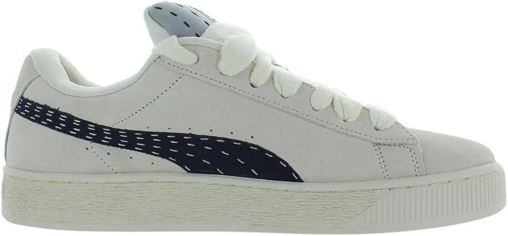 Кроссовки PUMA Suede XL, цвет Warm White/Vapor Gray/White-white — фото 3