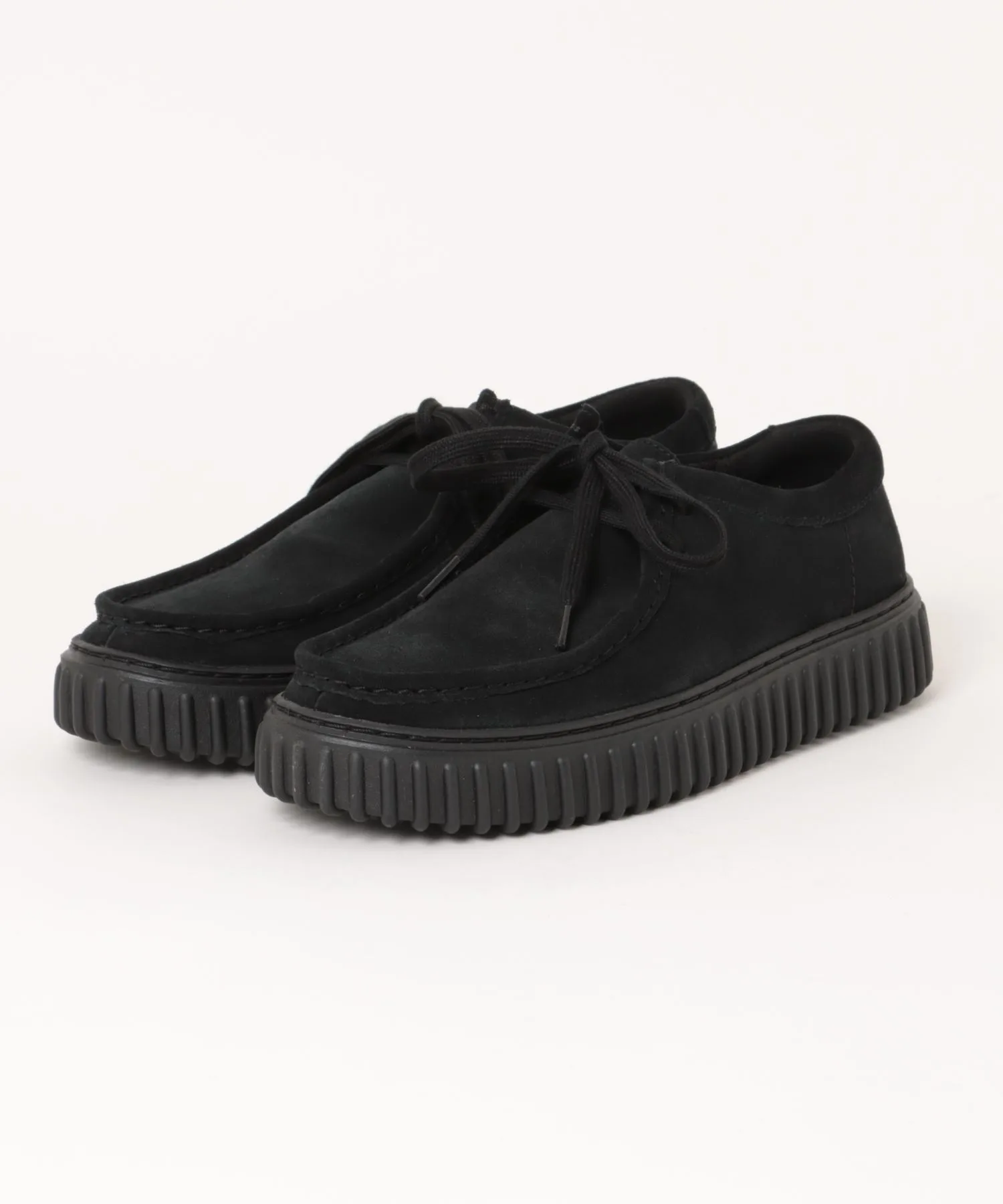 Мужские и женские мокасины из натуральной кожи Torhill Lo Clarks чёрные