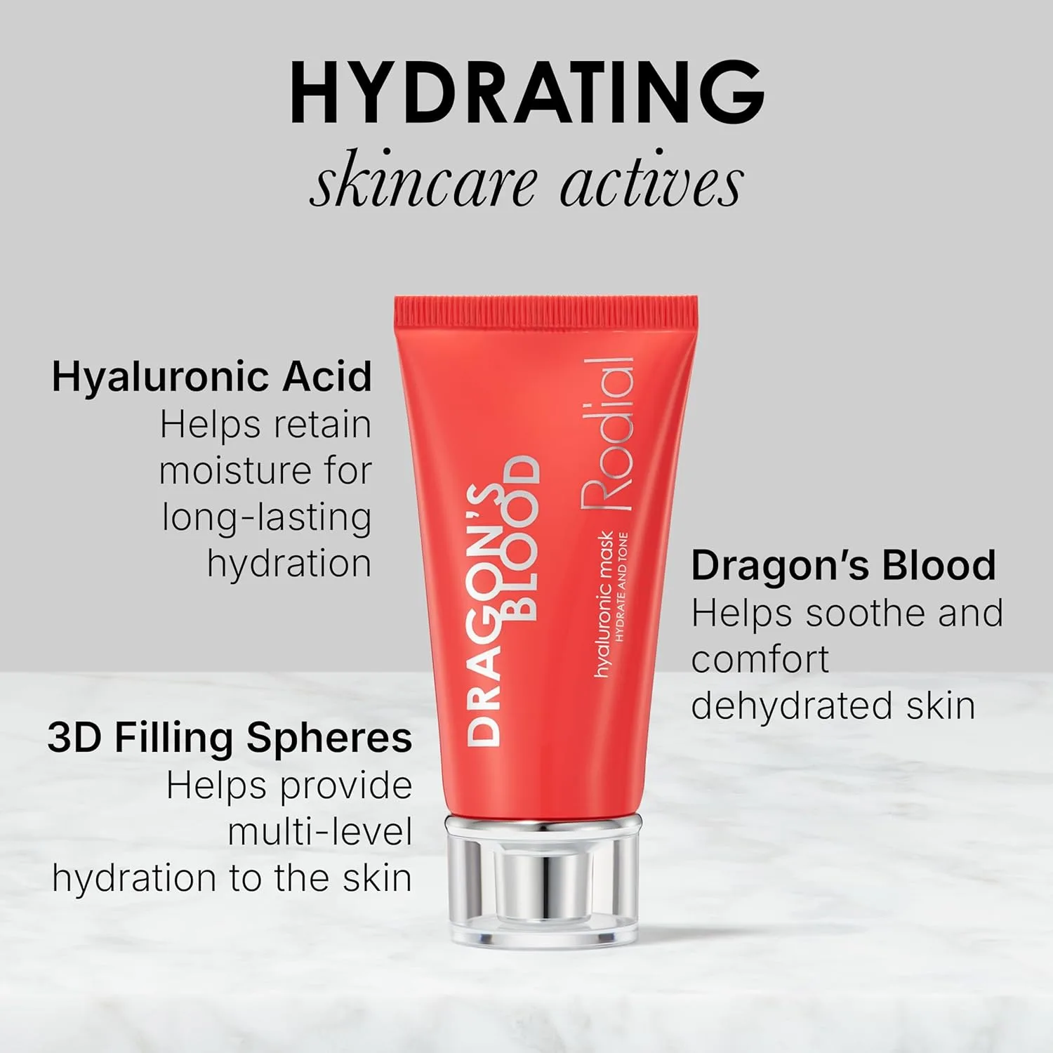 Увлажняющая маска Rodial Dragons Blood с гиалуроновой кислотой, 48 мл (1,7 жидких унции) - успокаивающая и питательная маска для лица, придающая коже упругость. 50 мл (1 шт.) — фото 4