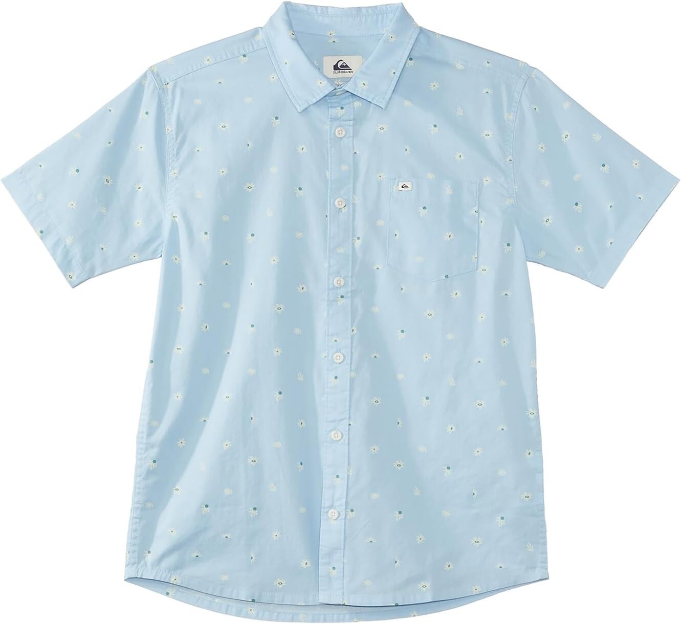 

Рубашка Quiksilver Kids Minimo Short Sleeve, цвет Clear Sky Minimo