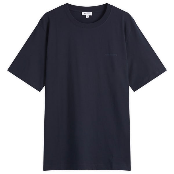 

Футболка с принтом логотипа Йоханнеса Norse Projects, синий