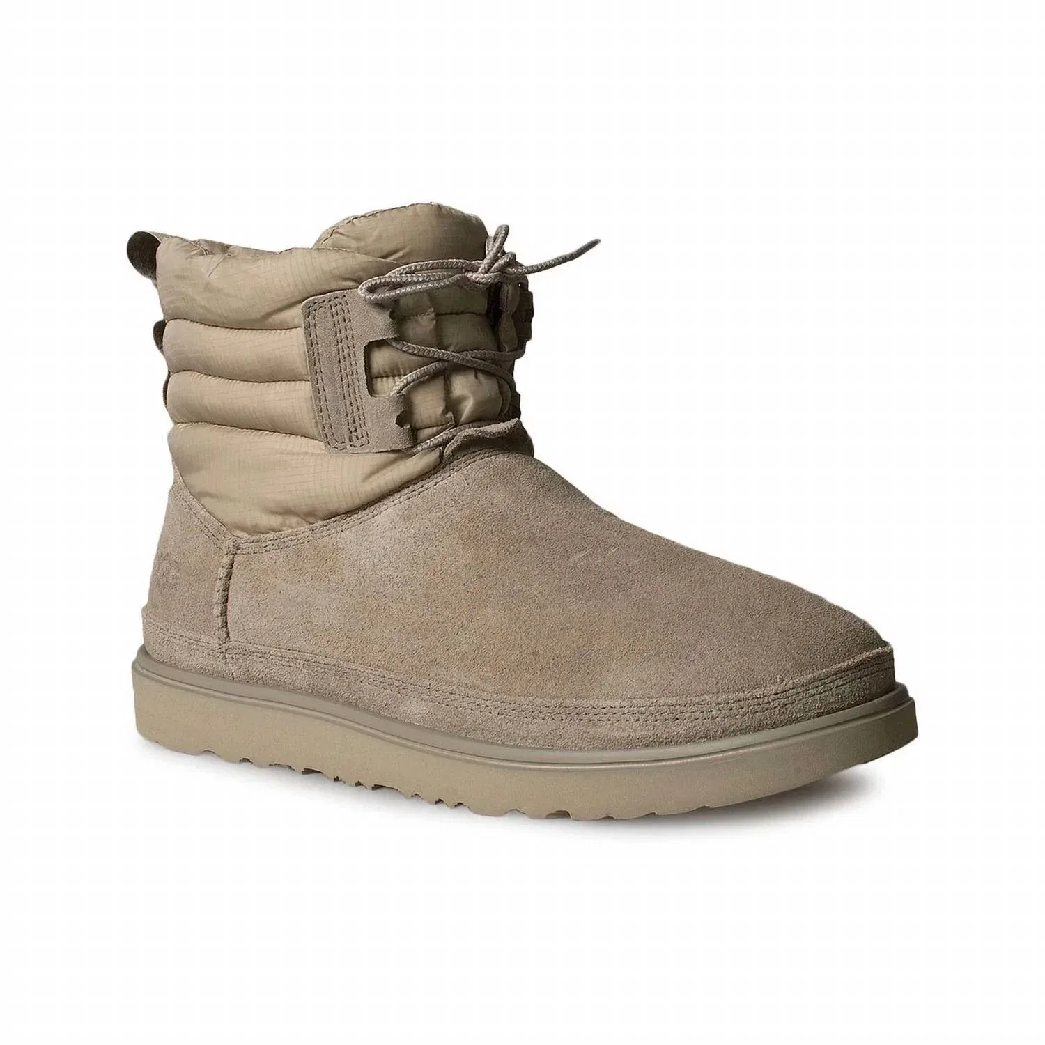 UGG Мужские классические мини-ботинки на шнуровке цвета «Дюна»