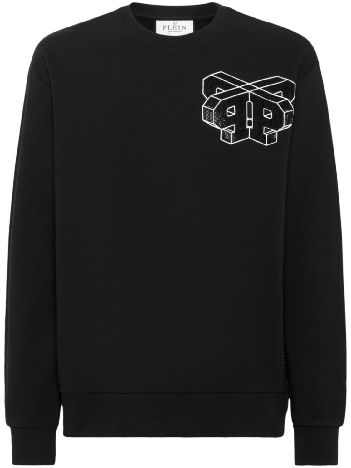

Philipp Plein толстовка Wire Frame с графичным принтом, черный