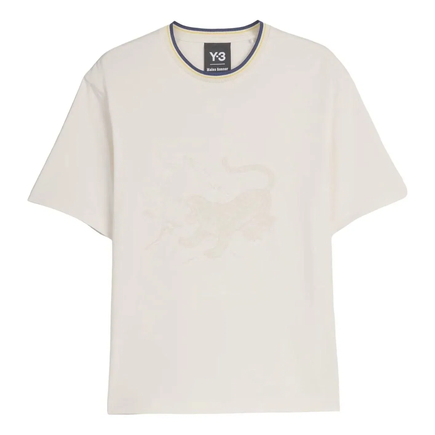 Футболка Adidas x Wales Bonner x Y3 Graphic T-Shirt 'Crew White' KS3977, белый