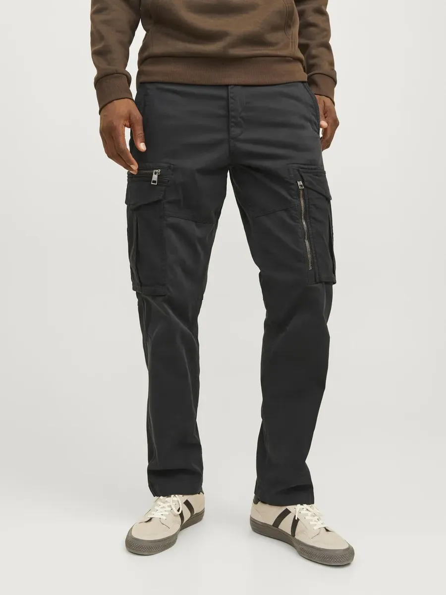 

Брюки-карго Jack & Jones "JPSTKANE JJCRUISE CARGO NOOS", цвет 30Black