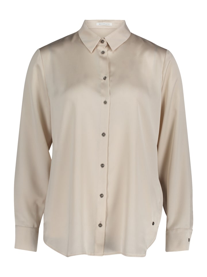 

Блузка-рубашка с длинными рукавами серого цвета BETTY & CO