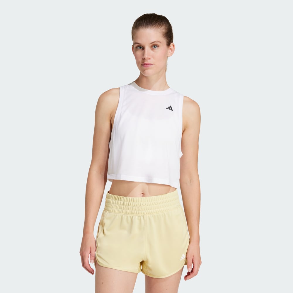 

Спортивный топ Adidas Train Essentials Boxy Workout Tank Top, белый